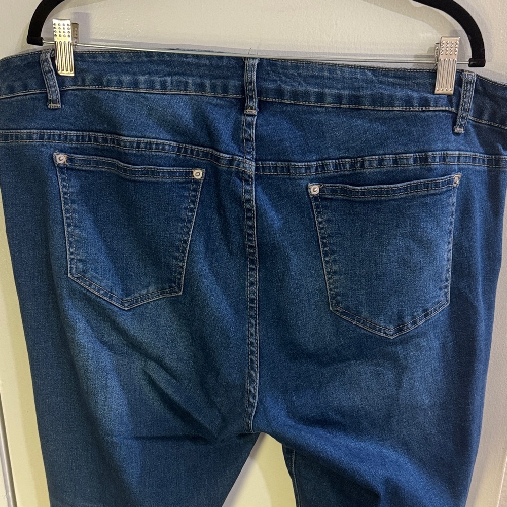 V Cristina Denim Flare Jeans with Side Buttons - Picture 6 of 6